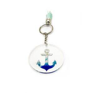 Anchor - Acrylic Ocean Keychain By Blue Crab Creative Design