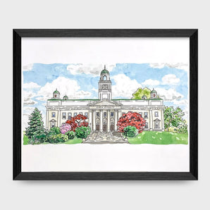 Acadia University Hall 8x10 Print By Bard