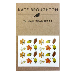 Autumn Leaf Nail Art Transfers By Kate Broughton