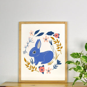 SALE - Baby Bunny 8x10 Print By Dream Folk Studio