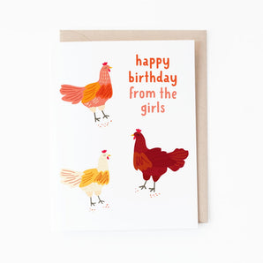 Birthday Girls Chicken Card By Graphic Anthology