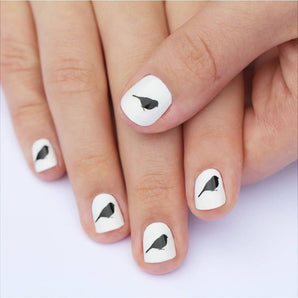 Black Bird Nail Art Transfers By Kate Broughton