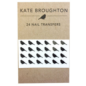 Black Bird Nail Art Transfers By Kate Broughton