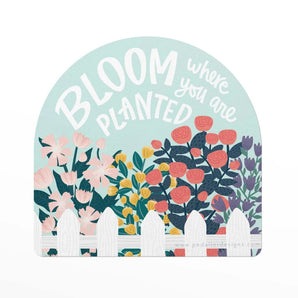 Bloom Where You Are Planted Sticker By Pedaller Designs