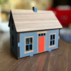 Blue Homestead Miniature House (various designs) By Beepart