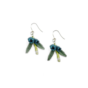 Bluebell Crochet Dangle Earrings By HG Craft