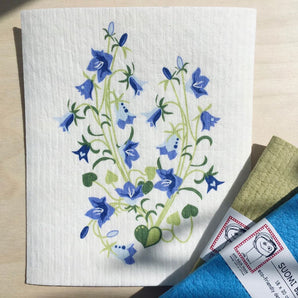 Bluebells Swedish Dish Cloth By Square Love