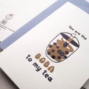 Boba to My Tea Card By ditto