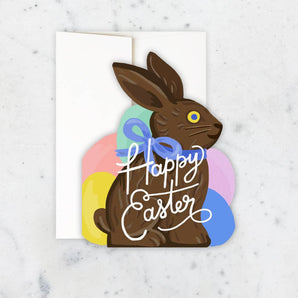 Bunny Die Cut Card By Idlewild Co.