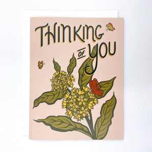 Butterfly Thinking of You Card By Carabara Designs