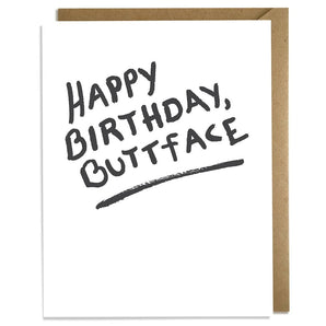 Buttface Birthday Card By Kat French Design