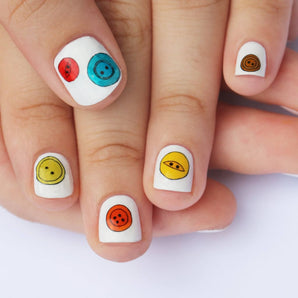 Button Nail Art Transfers By Kate Broughton