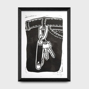 Carabiner Keys 5x7 Print By Boyshouts