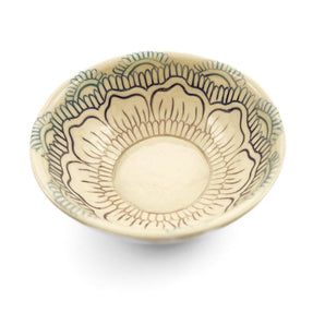 Carved Floral Trinket Bowl By The Maple Market Crafts