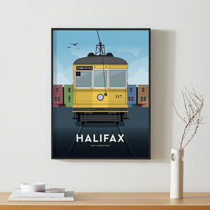 Halifax Streetcar Richmond 18x24 Poster By Inkwell Originals