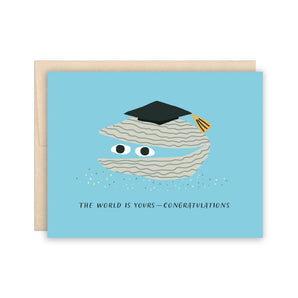 Congratulations Oyster Grad Card By The Beautiful Project