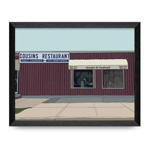 Cousins 8.5x11 Print By Ren Design