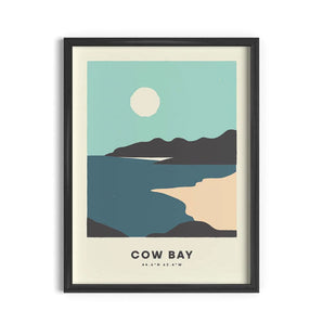 Cow Bay 9x12 Print By Osgoode Company