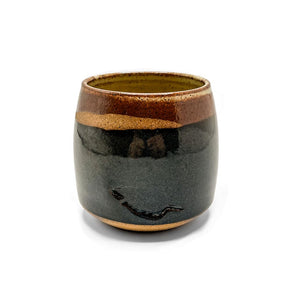 Crossover Brown & Navy Tumbler (Leaf Imprint) By Union