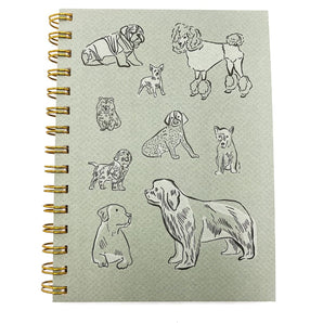 Dogs Notebook By Wolf & Wren Press