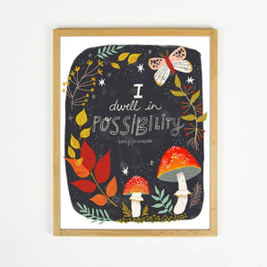 SALE - Dwell In Possibility 11x14 Print By Dream Folk Studio