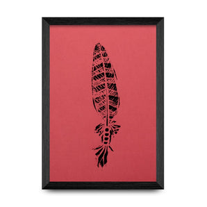 Eagle Feather 5x7 Print By Odyssean Press