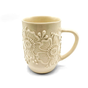 3D Floral Mug (Tall) By The Maple Market Crafts