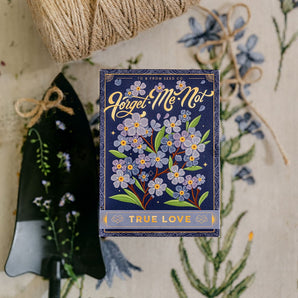 Forget-Me-Not Seed Packet By KDP Creative Hand Lettering