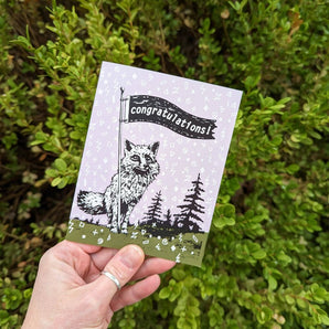 Fox Congratulations Card By ilikesara | art + goods