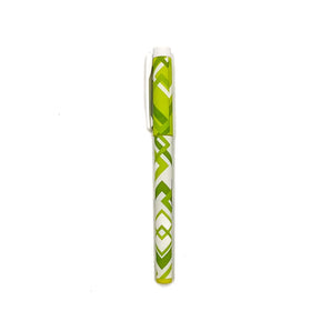 FreshWrite Pen - Geometric Lime By BV by Bruno Visconti