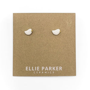 Gold Accent Bird Studs (various colours) By Ellie Parker