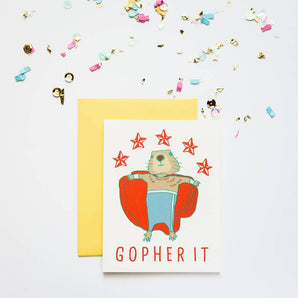 Gopher It Card By I Loot Paperie