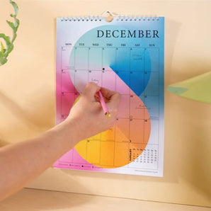 SALE - Gradient Grid 2025 Wall Calendar By Good Tuesday