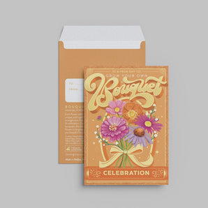 Grow Your Own Bouquet Seed Packet By KDP Creative Hand