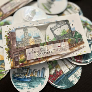 Halifax Public Gardens Coaster 4 Pack By Downtown Sketcher