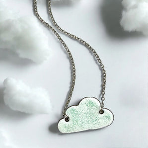 Happy Cloud Necklace By Aflame Creations Jewelry