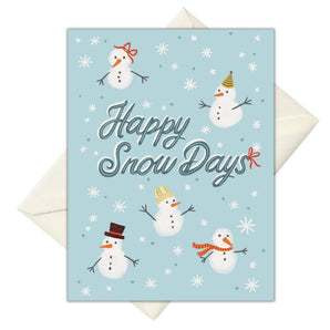 Happy Snow Days Card By Lucky Sprout Studio