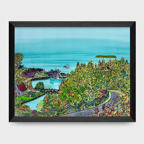 Harborville 8.5x11 Print By Little Bluenose Illustrations