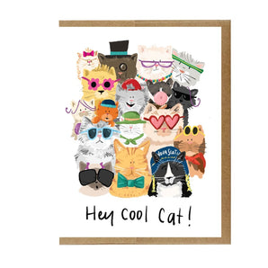 Hey Cool Cat Card By Creative Nature Studio