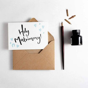 Holy Matrimony Card By Hunter Paper Co.