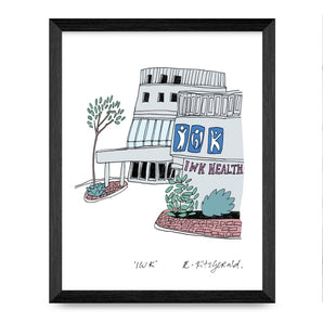 IWK Hospital 8.5x11 Print By Emma FitzGerald Art & Design