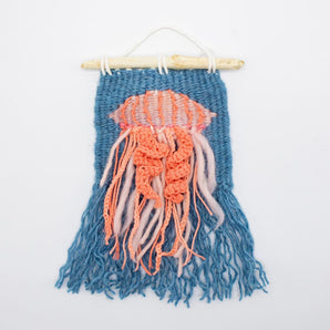 Jellyfish Woven Wall Hanging (various colours)