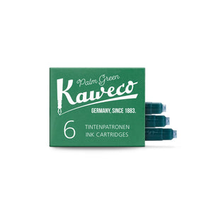 Kaweco Ink Cartridges - Palm Green - 6 Pack