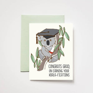 Koala Graduation Card By I Loot Paperie