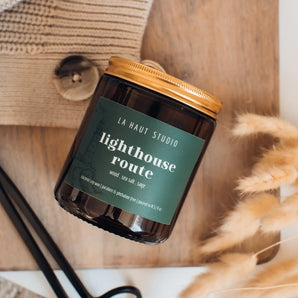 Lighthouse Route 9oz Candle By La Haut Studio