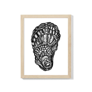 Maritime Oyster 8.5x11 Print By Ren Design