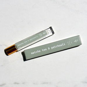 Matcha Tea & Patchouli Rollerball Perfume By Alben Lane