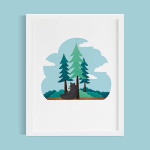 Napping Bears 8x10 Print By Bryanna Chapeskie