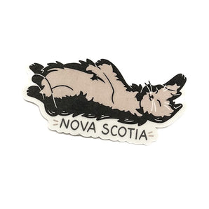 Nova Scotia Cat Sticker By Kate Leth