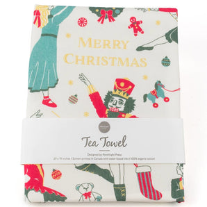 Nutcracker Holiday Tea Towel By Porchlight Press